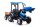  TRAKTOR TRAKTOR BATTERIEFAHRZEUG MIT ANHÄNGER HERCULES BLAU 24V