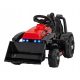  RAMIZ Traktor Bulldozer G320 rot für Kinder mit Ausrüstung