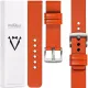  MOVEAR-Armband 22 mm Naturleder, orange