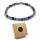  Damenarmband BLAUER AVENTurin, Natursteine 4mm + Box