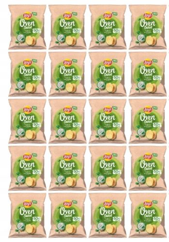 20x 40g Lay's Oven Baked Chips Joghurt & Kräuter Geschmack, KARTON