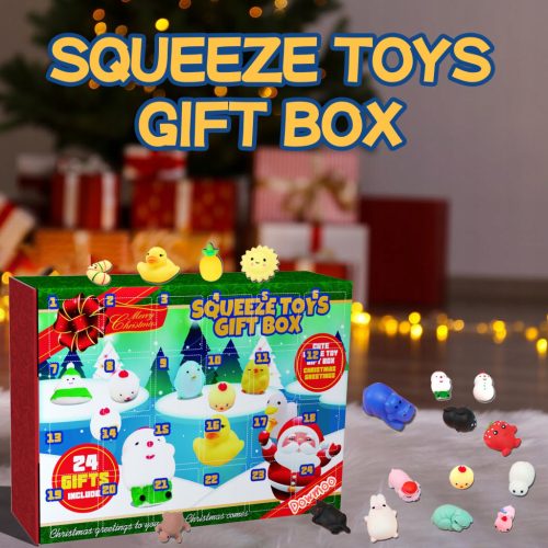  Spielzeug-Spieluhr als Geschenk mit 24-Raster-Countdown bis Weihnachten
