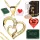  GOLDHALSKETTE HERZ EWIGE ROSE LED GESCHENK ZUM GEBURTSTAG 1–99 FÜR EINE FRAU