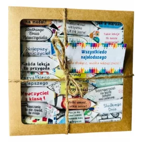    Fudge zum Lehrertag, süßes Geschenk für Lehrer, 23 Stück
