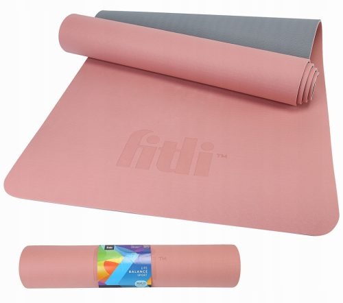  Fitli Gymnastikmatte 183 cm x 61 cm rosa