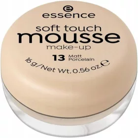    Soft Touch Mousse Make-up, Foundation Nr. 13, mattes Porzellan, Nude, für die Haut