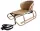  Traditioneller Metallschlitten Mikrus-Schlitten mit Schlafsack