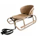  Traditioneller Metallschlitten Mikrus-Schlitten mit Schlafsack