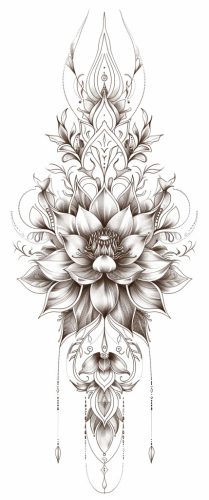  TEMPORÄRE TATTOO LOTUS BLUME ROSE FRAUEN MANDALA FÜR FRAUEN BOHO FRAUEN