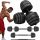  VERSTELLBARE Hanteln + Langhantel-Übungshantel-Set 2x20kg 40kg