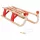  Klappbarer Holzschlitten 110 cm, beige und rot