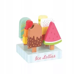  Eisstiele aus Holz Lelin L40228