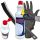  Fugenreinigungsflüssigkeit 1L D-LUX + Fugenbürste + Handschuhe