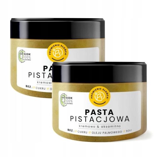 100% Natürliche Pistazienpaste ohne Zucker 200g - Promienie Słońca