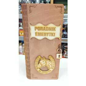  GESCHENK FÜR EINEN RENTNER, ALKOHOLBUCH-HOLZKISTE