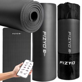  Fizyo Trainingsmatte 183 cm x 61 cm schwarz
