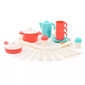  Polesie 54814 Geschirrset mit Tablett