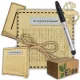  HOLZ-SPARKASTEN MIT JEDER INSTRATION, PERSONALISIERTEM, KOSTENLOSEM GRAPH