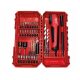  MILWAUKEE-SET SCHLAG-BITS, STECKNÜSSE, BOHRER, BEFESTIGUNG, 35 ELEMENTE