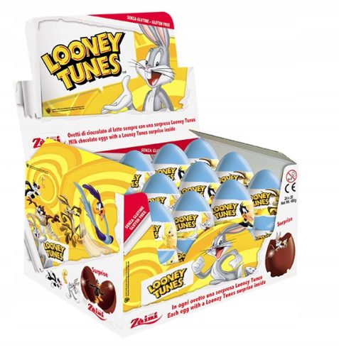 Looney Tunes Schokoladen Überraschungseier, 24 Stück