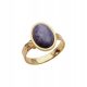  Verstellbarer Ring – Charoit und vergoldetes Silber