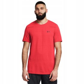    Under Armour Vanish Seamless Grid SS Herren-Trainings-T-Shirt – rot