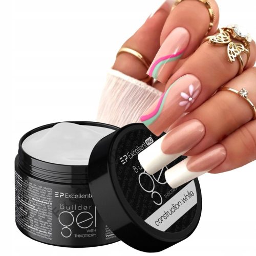  AUSGEZEICHNETES PRO BUILDER GEL CONSTRUCTION WEISS 15 g