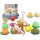  Set Küchenspielzeug, Besteck für Obst und Gemüse, 21-teilig, rosa Küche