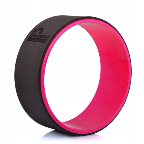  Majestic Sport Yoga-Rad 33 cm x 12,5 cm rosa und schwarz
