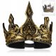  IMPERIAL CROWN König Cosplay realistischer Look Goldtöne