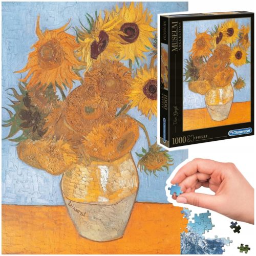  Clementoni Puzzle Sonnenblumen Vincent Van Gogh Gemälde 1000 Teile