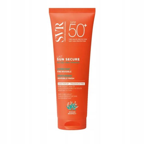 SVR Sun Secure SPF50+ Geruchsfreie Sonnenmilch 250ml - Hoher Schutz für die ganze Familie