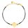  GOLDARMBAND, CHIRURGISCHER STAHL 316L, KLEEBLATTBAND
