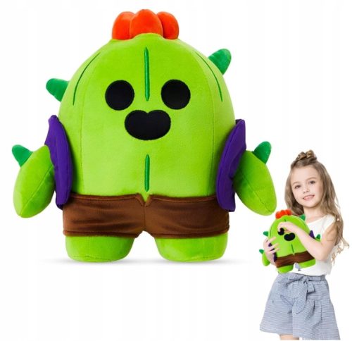  Spike-Maskottchen, Charaktere aus dem Brawl-Spiel, Stofftier, Plüschtier, 25 cm, PL