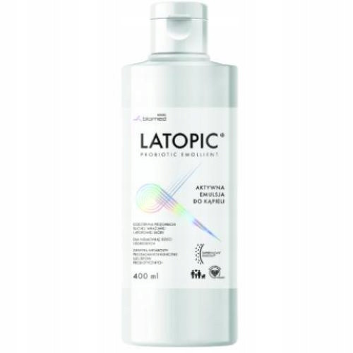 Latopic Emulsionsbad für tägliche Pflege sensibler und trockener Haut ab dem ersten Lebenstag 400 ml