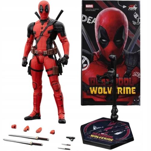  Deadpool 3 DEADPOOL WOLVERINE AVENGERS Marvel FIGUR + Zubehör