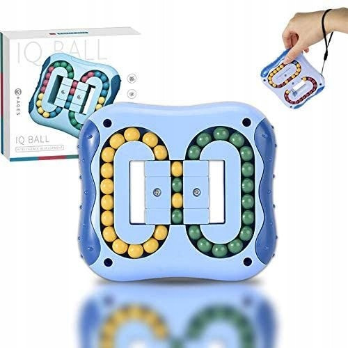  MAGISCHER WÜRFEL ROTIERENDES PUZZLE BLAU 10,5x9CM