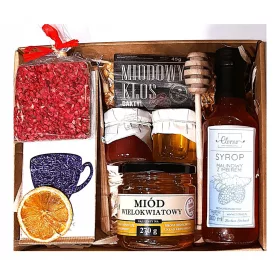    GESCHENKBOX KORB GESCHENK GESCHENK SCHOKOLADE TEE HONIG SIRUP MARMELADE