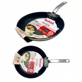   Tefal Intuition Traditionelle Pfanne 24 cm aus Edelstahl mit Titan-Beschichtung