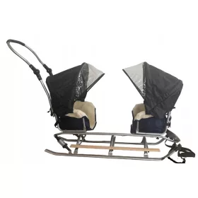  Traditioneller Metallschlitten Mikrus DUO SPORT+BUDKI