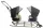  Traditioneller Metallschlitten Mikrus DUO SPORT+BUDKI