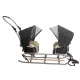  Traditioneller Metallschlitten Mikrus DUO SPORT+BUDKI