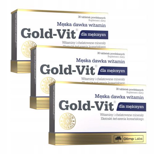OLIMP Gold-Vit für Männer - Multivitamin- und Mineralienkomplex für männliche Vitalität