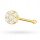  GOLD-NASE-OHRRING pr. 585 KREIS mit Zirkonen