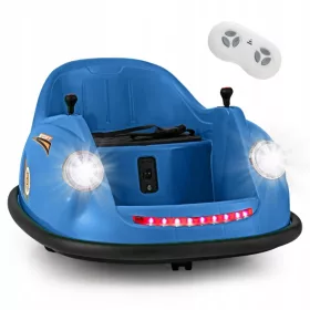    Elektrisches Spielzeugauto für Kinder 360° Stoßstange blau