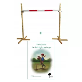    Großes Steckenpferd-Hindernis mit verstellbarer Stangenhöhe, imprägniert