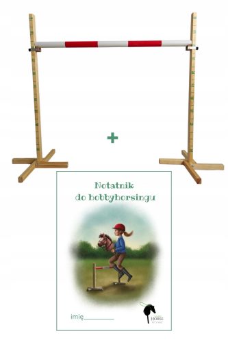  Großes Steckenpferd-Hindernis mit verstellbarer Stangenhöhe, imprägniert