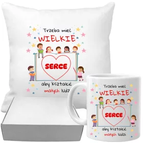  KISSEN UND BECHER GESCHENK LEHRERTAG VORSCHULERZIEHUNG