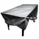 Wasserdichter Schutzbezug für Gartentisch, Umfang 900 cm, Schwarz