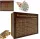  WENGE-SPARKARTEN-BOX MIT GRAVUR IHRER INSTRATIONS-GESCHENK-HERAUSFORDERUNG